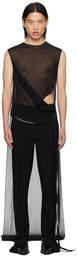 Ann Demeulemeester Black Arne Tank Top