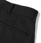 The Row - Black Eric Pleated Virgin Wool Trousers - Black