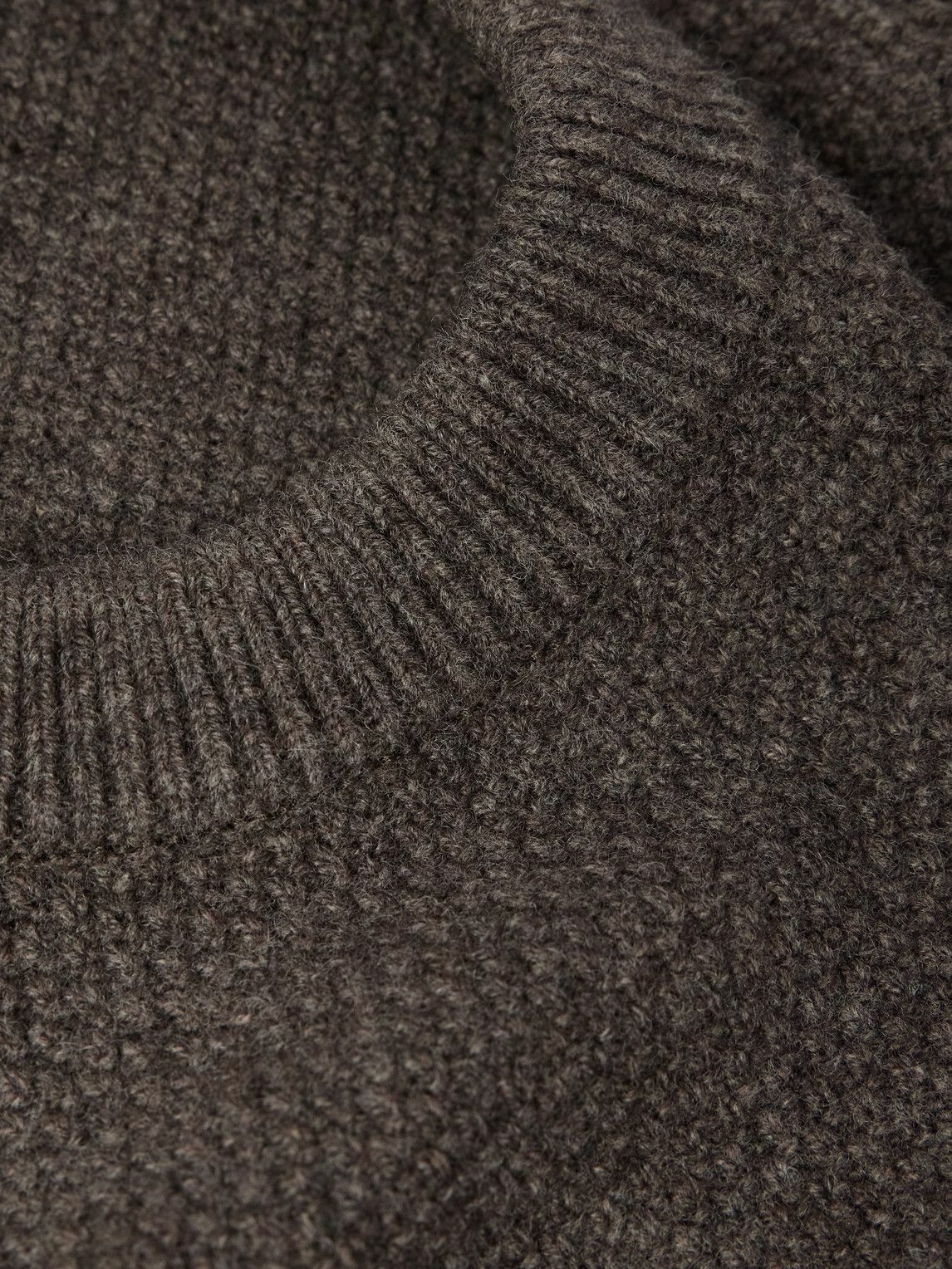 ATON - Wool Sweater - Brown