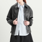 Kijun Women's Leather Jacket in Black 
