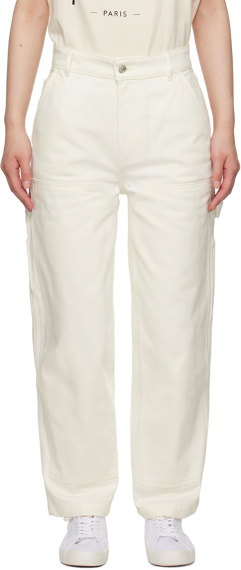 Photo: Maison Kitsuné Off-White Pocket Trousers