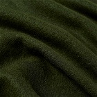 Universal Works Men's Double Sided Scarf in Green/Charcoal
