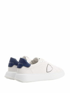 Philippe Model temple Sneakers With Blue Heel Tab