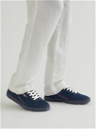Orlebar Brown - Larson Striped Mesh Sneakers - Blue