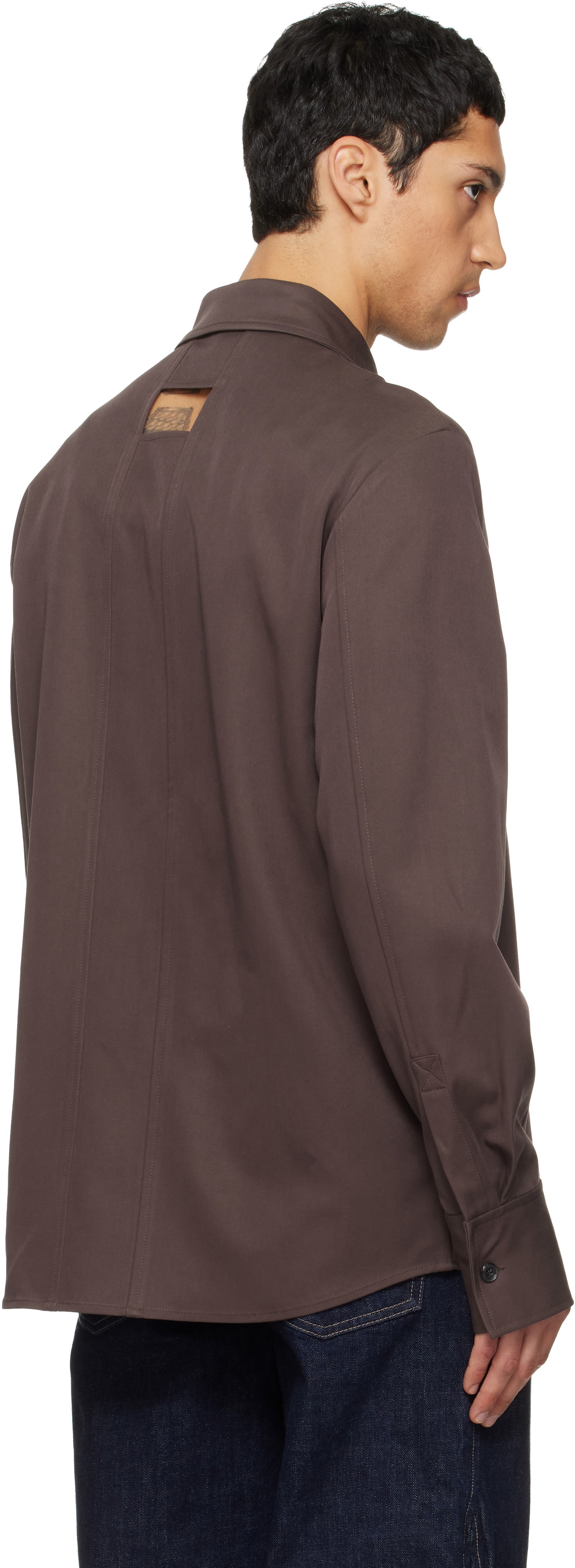 NULLUS Brown Violin Shirt