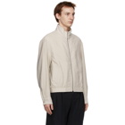 Lemaire Grey Light Wool Glazed Jacket
