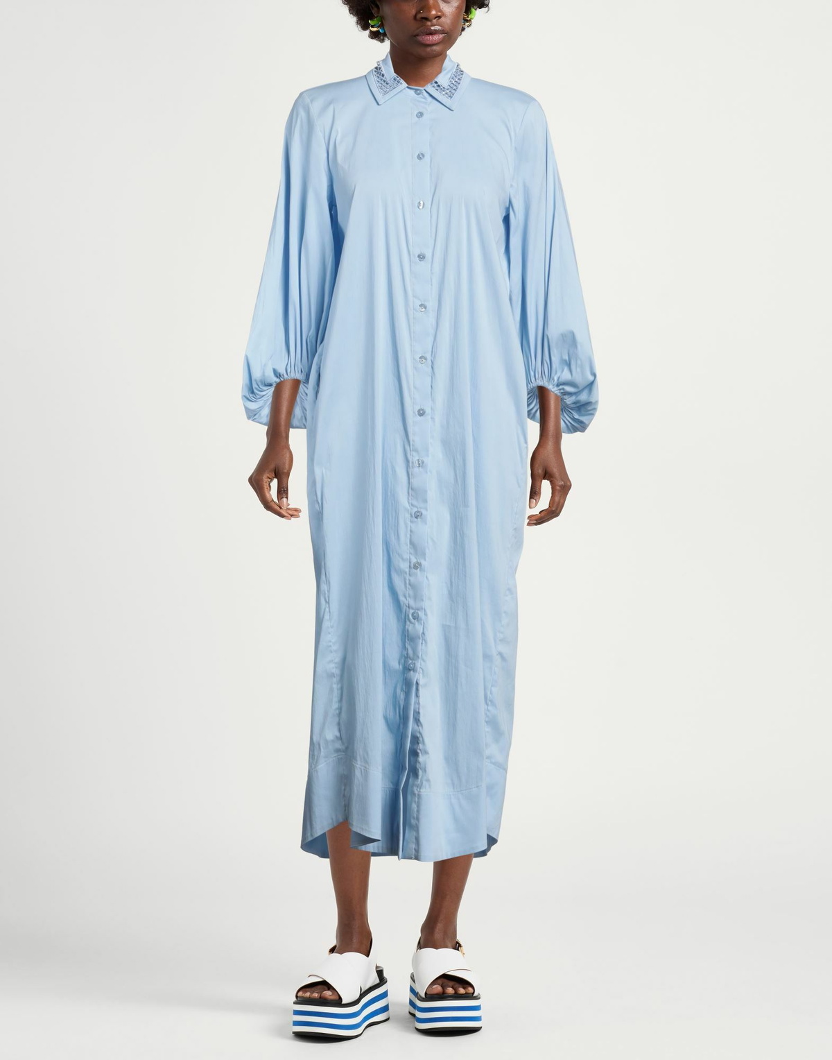 Jijil Womens Midi dress Sky in Blue
