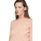 Loewe Pink Cashmere Anagram Turtleneck