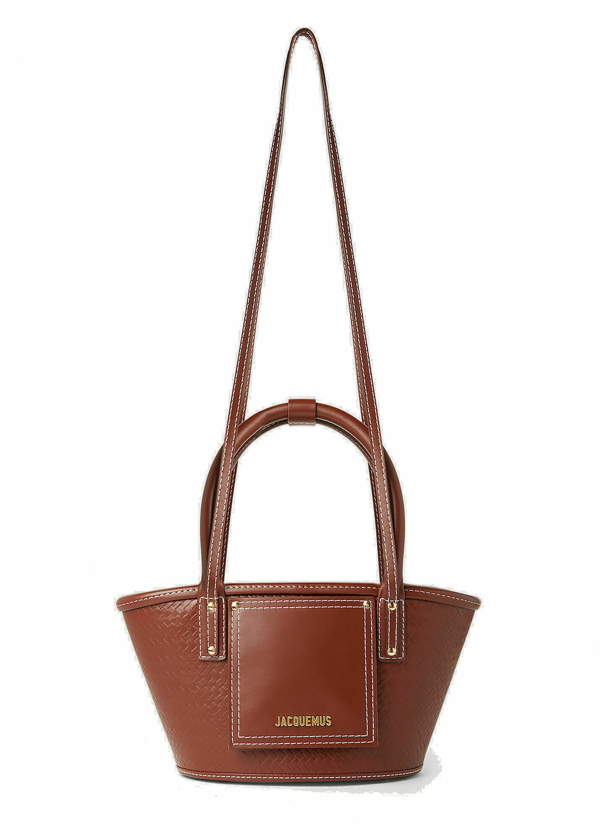 Jacquemus - Le Petit Panier Shoulder Bag in Brown Jacquemus
