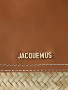 Jacquemus - Leather-Trimmed Raffia Tote Bag