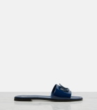 Valentino Garavani VLogo patent leather slides