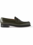 J.M. Weston - Full-Grain Leather Penny Loafers - Brown