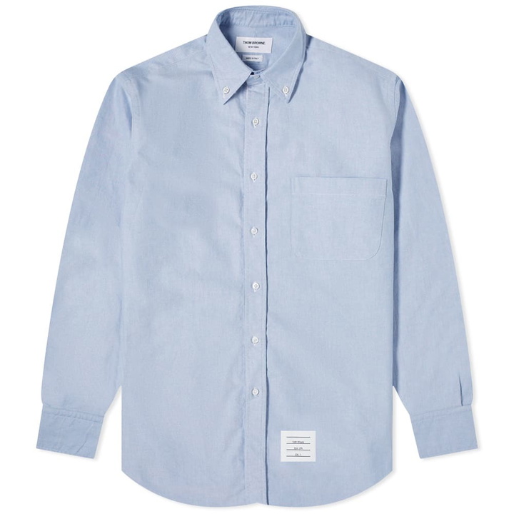 Photo: Thom Browne Grosgrain Placket Oxford Shirt