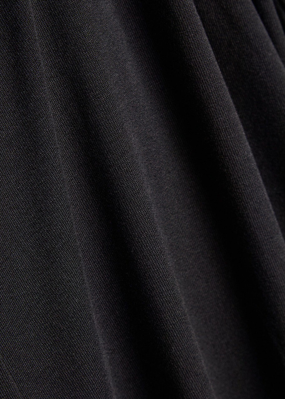 Eileen Fisher Stretch-jersey Midi Shirt Dress Black