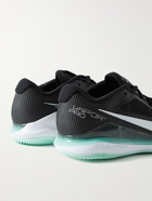 Nike Tennis - NikeCourt Air Zoom Vapor Pro Rubber-Trimmed Mesh Tennis Sneakers - Black