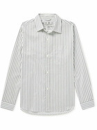 mfpen - Distant Striped Cotton Shirt - White