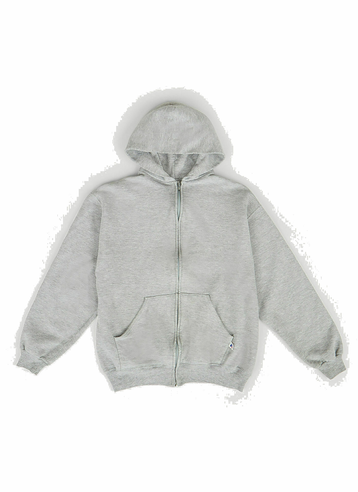 Graphic Print Hooded Sweatshirt in Grey LN-CC