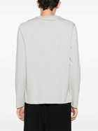 AMI Paris Grey Ami De Couer Organic Cotton T-Shirt