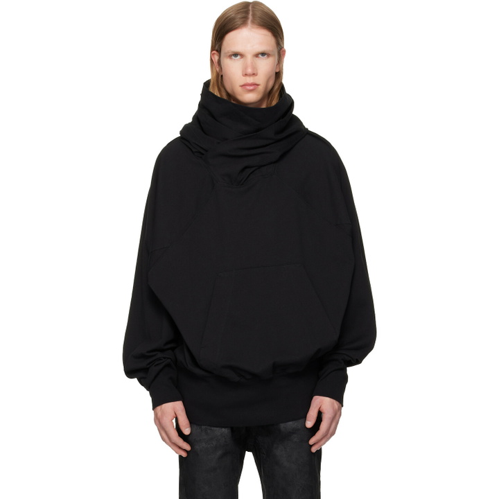 Photo: Julius Black W Neck Hoodie
