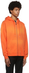 Études Orange Stencil Hoodie