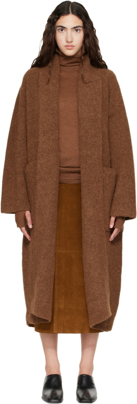Photo: Lauren Manoogian Brown Double Face Long Coat