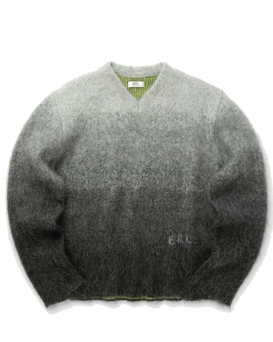 Photo: Erl Gradient Erl Classic Pullover Knit Grey - Mens - Pullovers