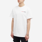 Alexander McQueen Men's Embroidered Logo T-Shirt in White