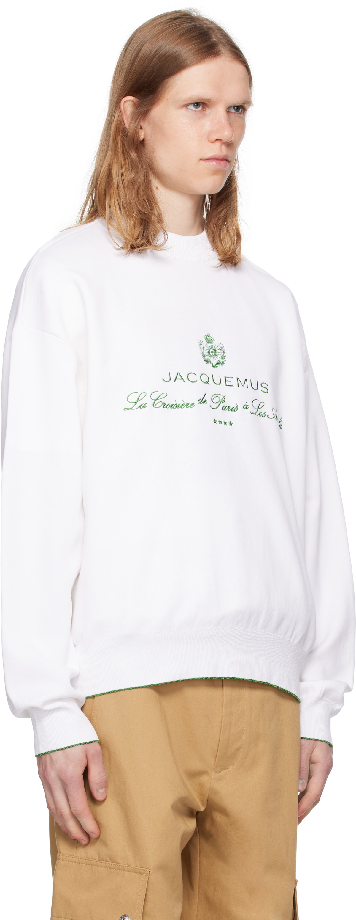 JACQUEMUS White La Croisière 'The Venice' Sweatshirt Jacquemus