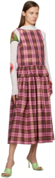Molly Goddard Pink Bronson Midi Dress