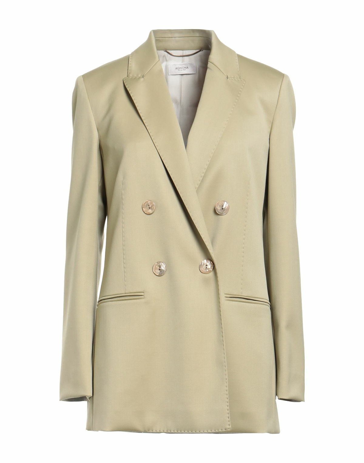 Agnona Womens Blazer in Sage green