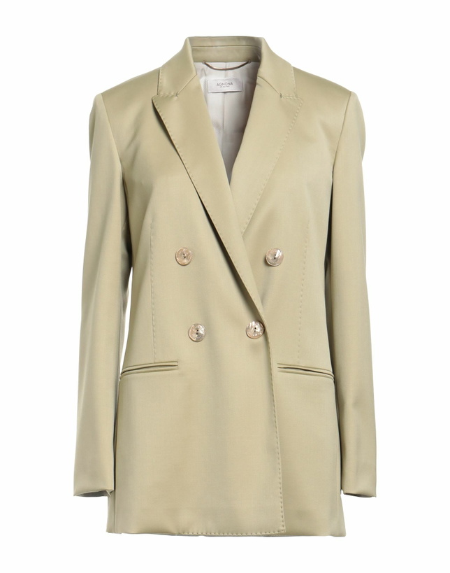 Photo: Agnona Womens Blazer in Sage green