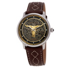 Bulova Longhorn Automatic Black Dial Mens Watch 96A334
