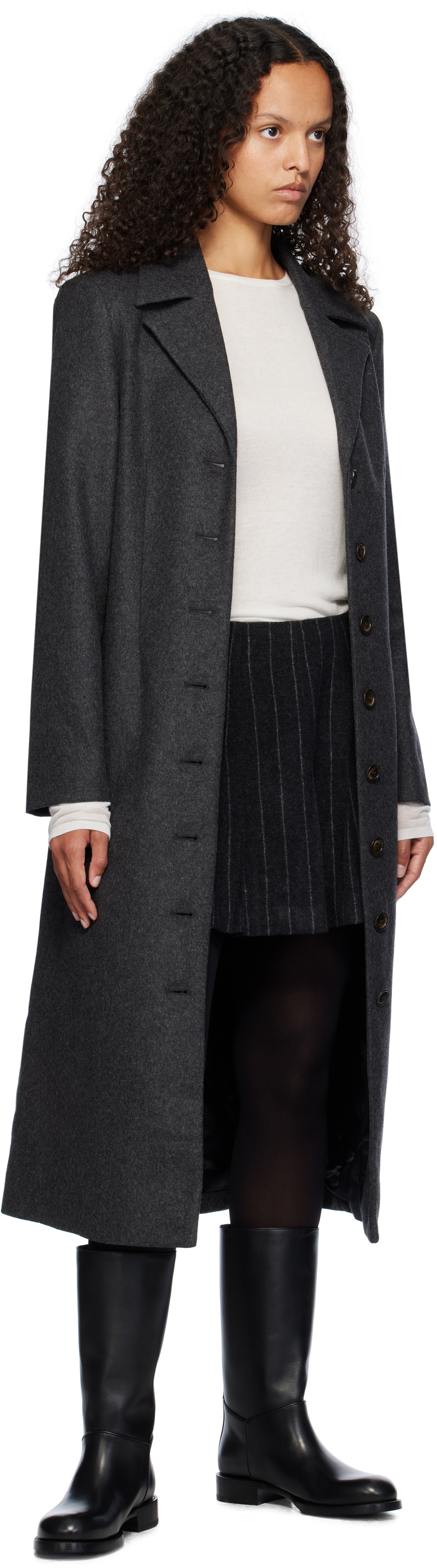 The Garment Gray Manhattan Fitted Coat