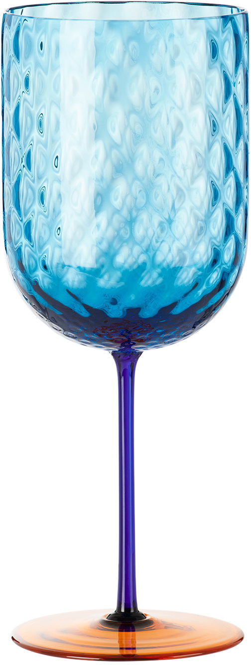 Dolce & Gabbana Blue Carretto Red Wine Glass