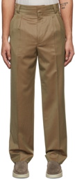 Fear of God Beige Double Pleated Tapered Trousers