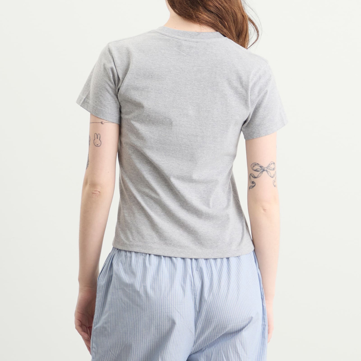 Fruity Booty Women's Cat T-Shirt in Grey