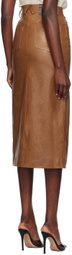 16Arlington Tan Ille Midi Skirt