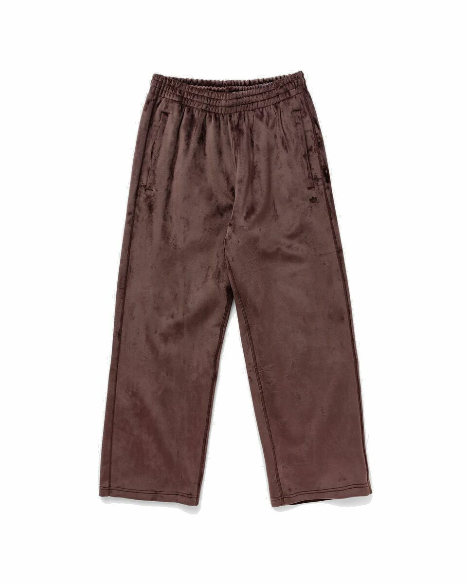 Photo: Adidas Premium Essentials+ Velour Pants Brown - Mens - Sweatpants