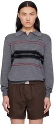 Commission Gray Dad Polo