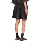 Fear of God Black Nylon Taffeta Padded Sport Shorts