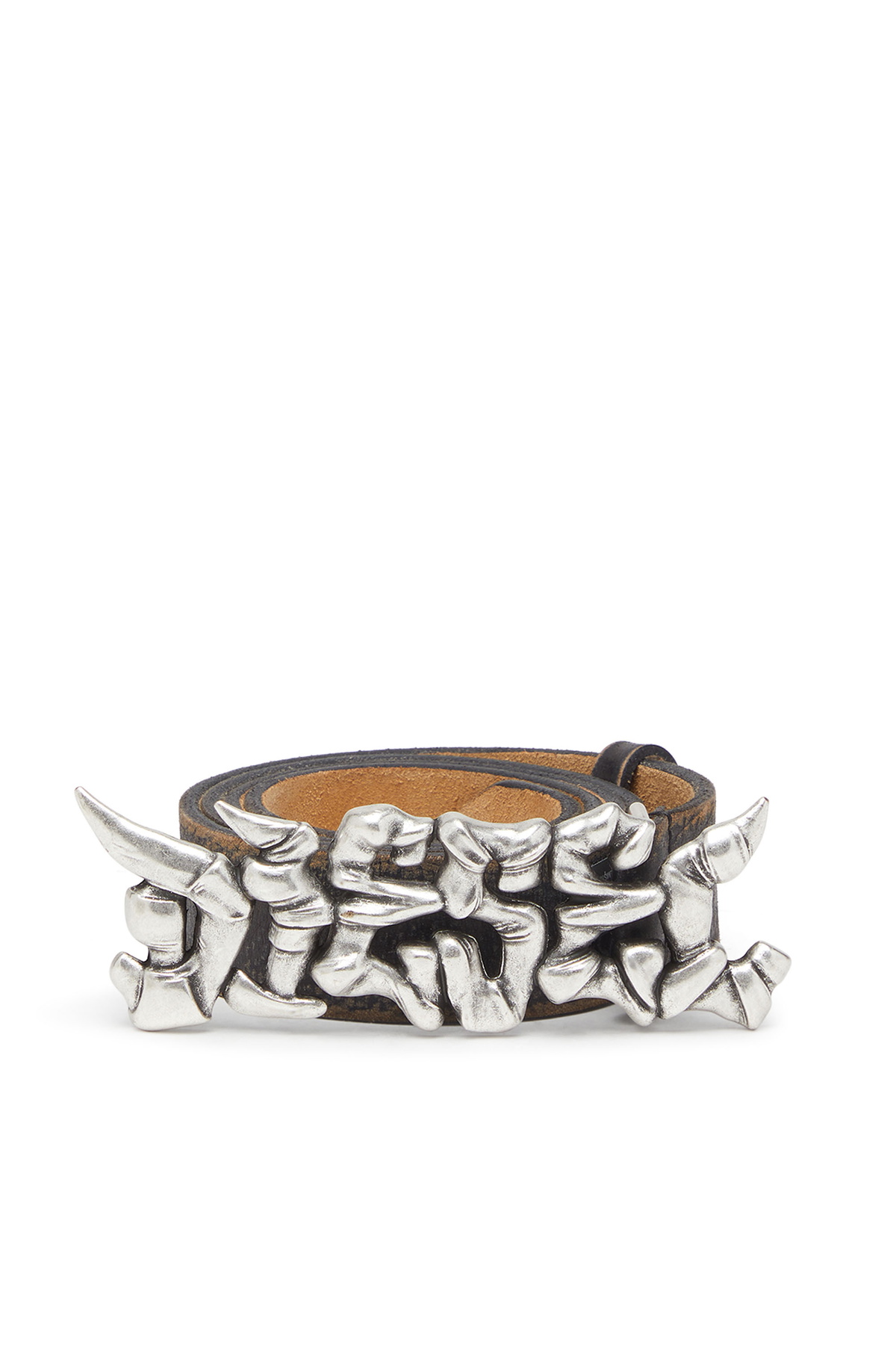 Diesel Multi-charm chain belt - Belts - Unisex - Silver Diesel