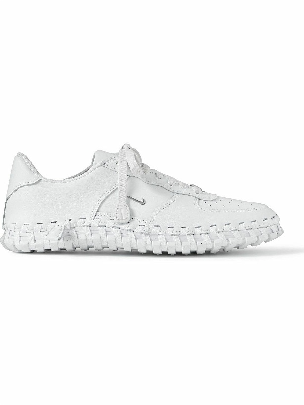 Photo: Nike - Jacquemus J Force 1 Low LX SP Embellished Leather Sneakers - White
