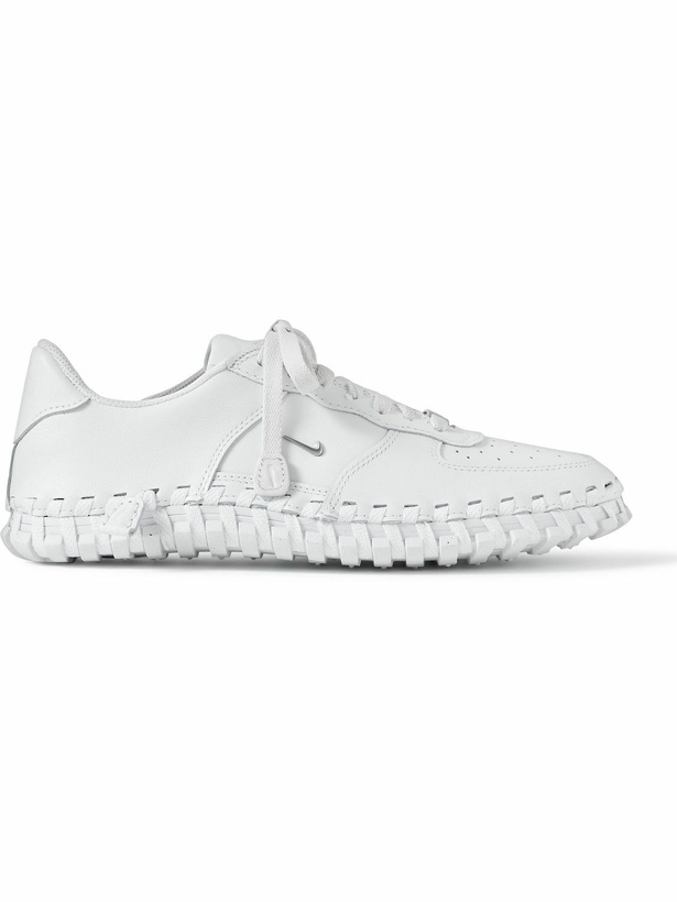 Photo: Nike - Jacquemus J Force 1 Low LX SP Embellished Leather Sneakers - White