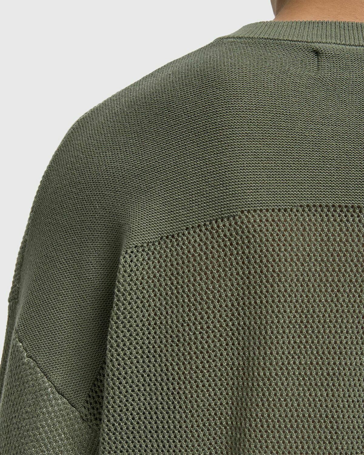 Reternity ATELIER KNIT JERSEY Green Mens Longsleefe