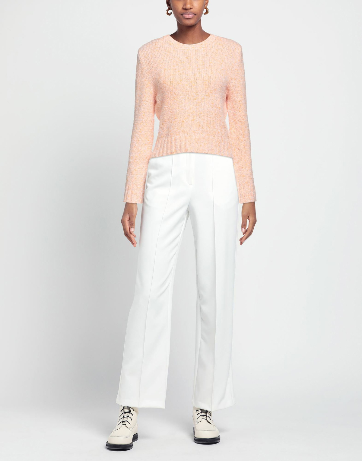 Maje Womens Sweater in Salmon pink