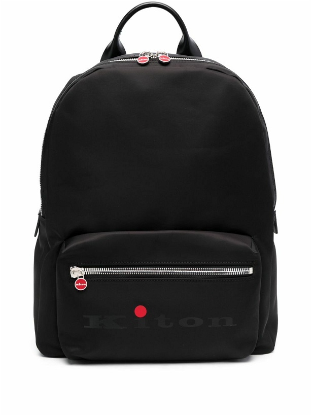 Photo: KITON - Logo Nylon Backpack