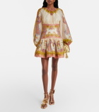 Zimmermann Indra cotton and silk-blend minidress