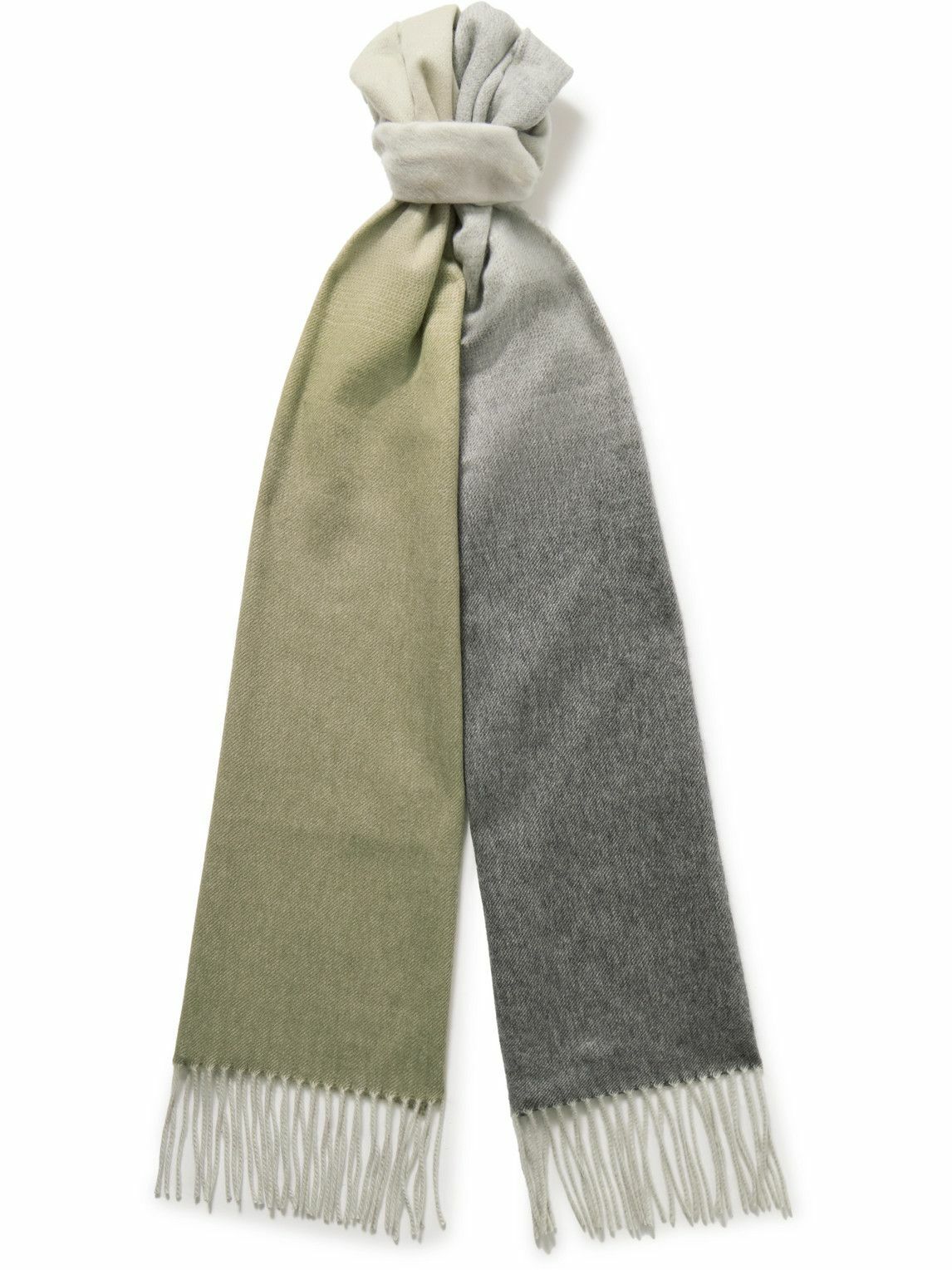 Johnstons of Elgin - Fringed Ombré Cashmere Scarf