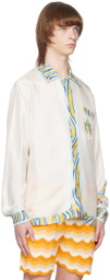 Casablanca White Aquatique Shirt