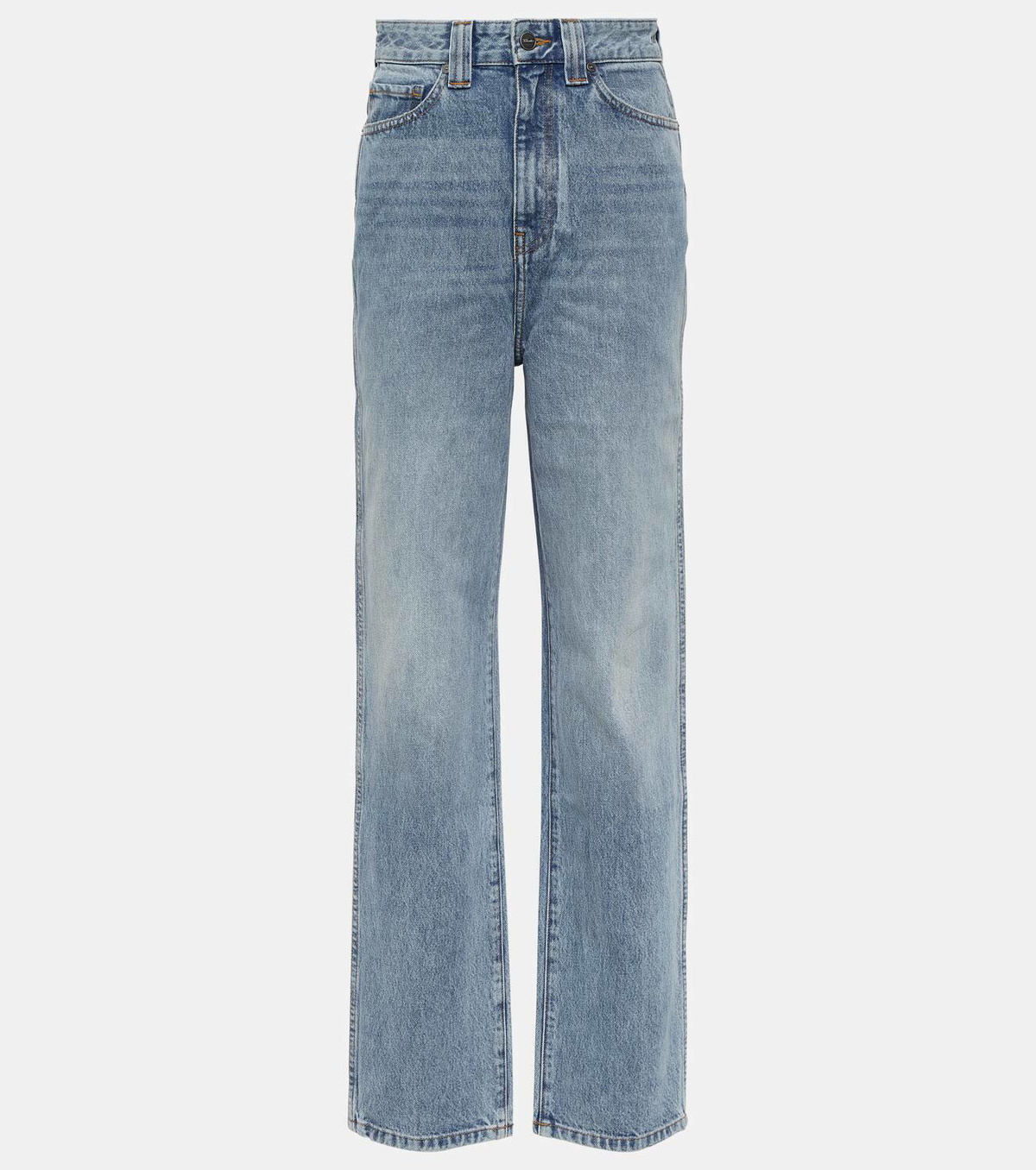 Khaite Albi high-rise straight jeans